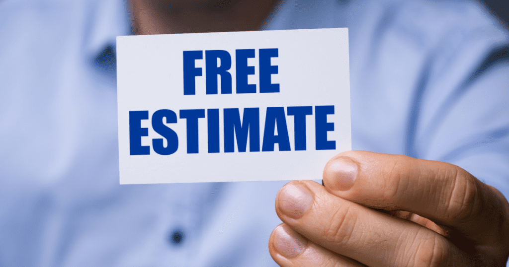 Free Estimate Template